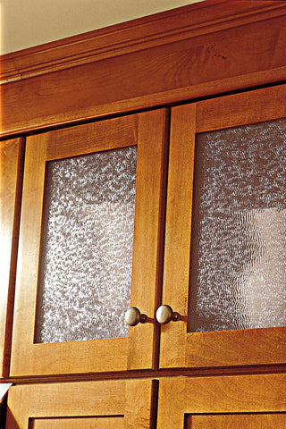Wall Cabinet Cut for Glass